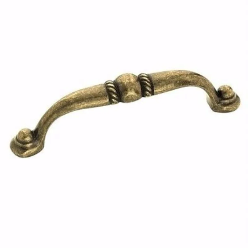 10 Pack Amerock Allison 3 3/4" (96mm)cc Burnished Brass Cabinet Handle Pull BP53021-BB