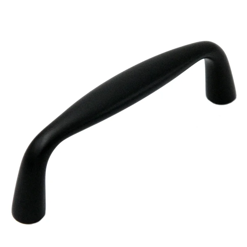 10 Pack Belwith Keeler Carriage House K704 Wrought Iron Black 3"cc Solid Brass Handle Pull