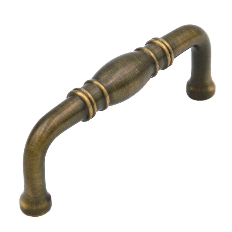 10 Pack Belwith Keeler Prestige K47-9013 Satin Dover 3"cc Solid Brass Cabinet Handle Pull