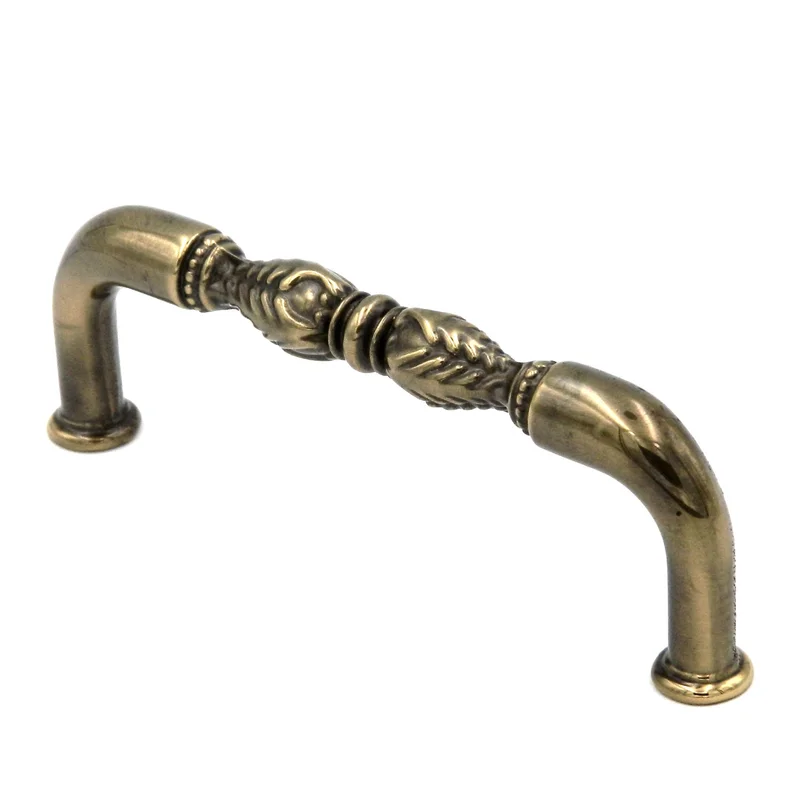 10 Pack Belwith Keeler Savannah F137 Sherwood Antique Brass 3"cc Solid Brass Handle Pull