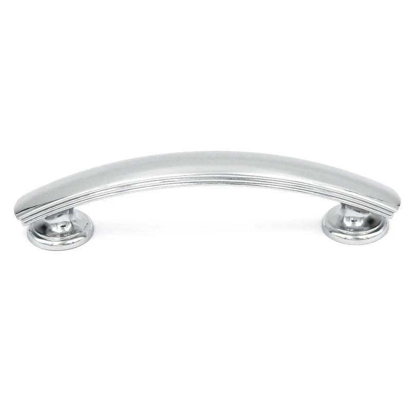 10 Pack Hickory American Diner P2141-CH Chrome 3 3/4" (96mm)cc Smooth Cabinet Handle Pull