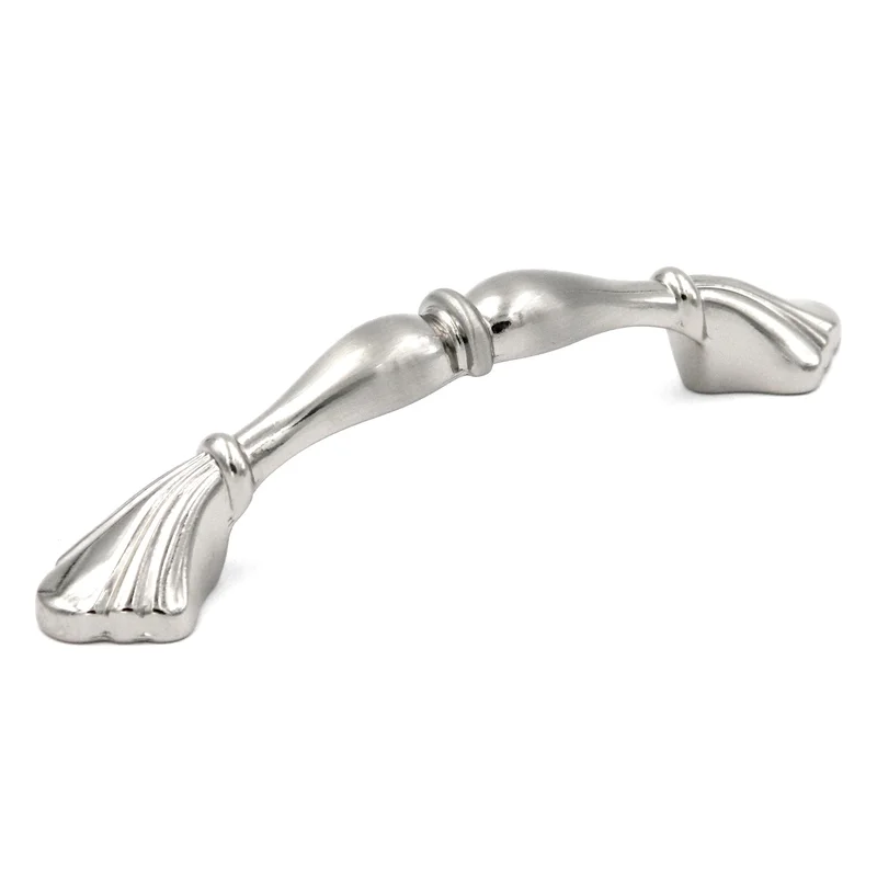 10 Pack Hickory Hardware P343-SC Satin Chrome Eclipse 3"cc Arch Handle Pull
