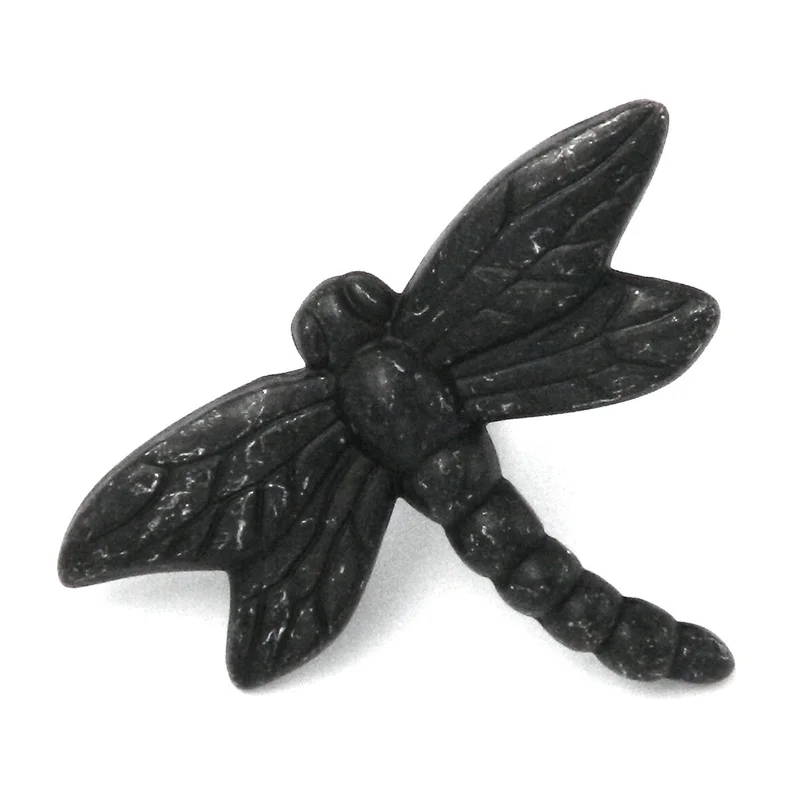 10 Pack Hickory Hardware South Seas 2 1/8" Vibra Pewter Novelty Dragonfly Cabinet Knob PA1512-VP