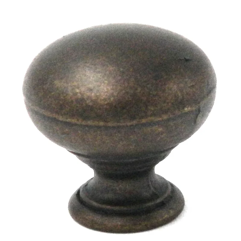 10 Pack Hickory Palmetto Windover Antique 1" Cabinet Knob Pull PA1217-WOA