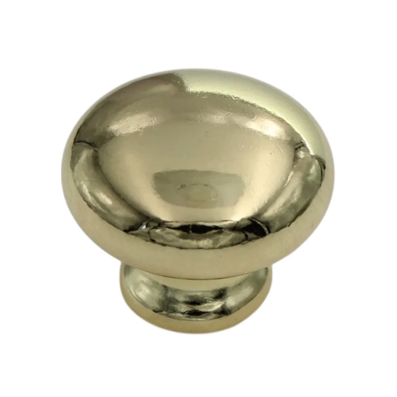 10 Pack Hickory Tranquility P770-3 Polished Brass 1 1/8" Cabinet Knob Pulls