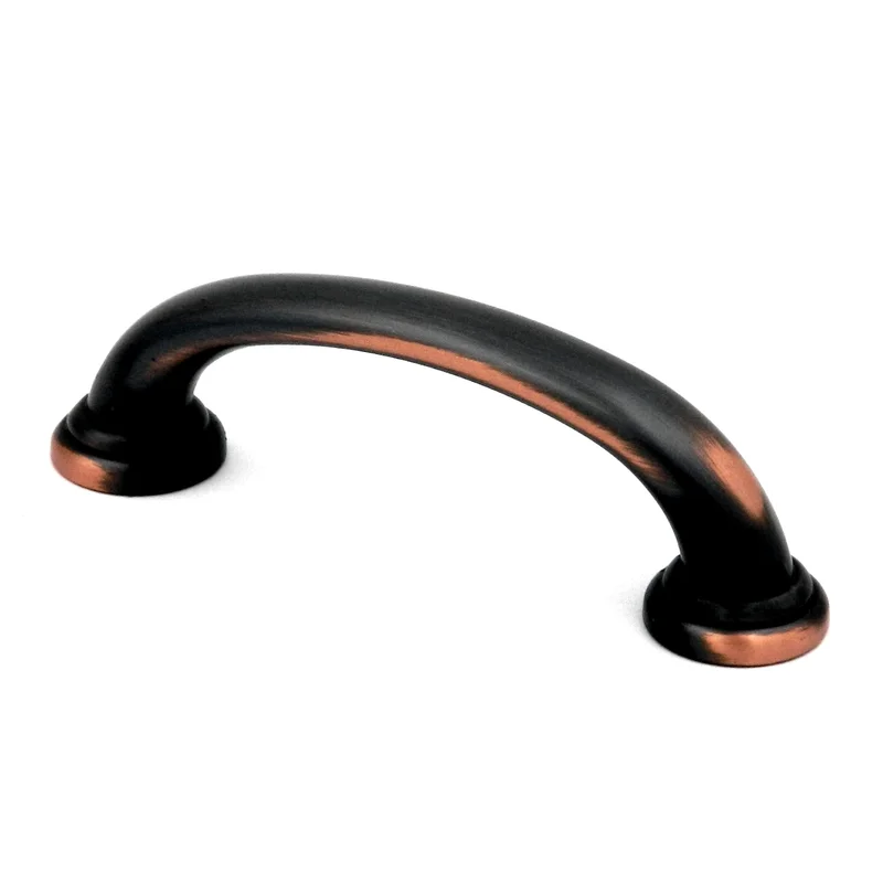 10 Pack Hickory Zephyr P2280-OBH Oil Rubbed Bronze Highlighted 3"cc Cabinet Handle Pull
