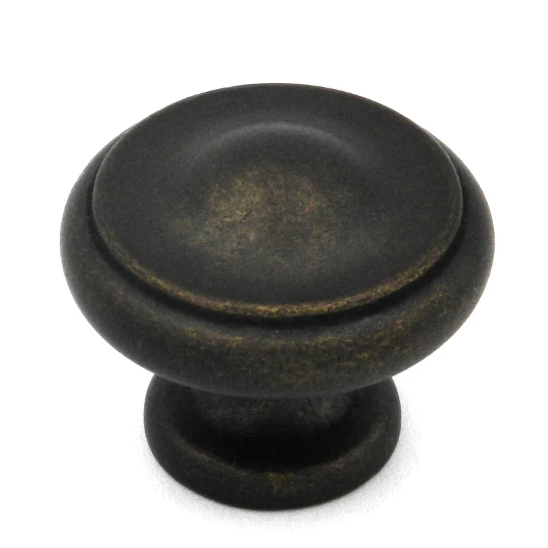 10 Pack Oxford Windover Antique 1 3/16" Knob Keeler Hickory Hardware 54129