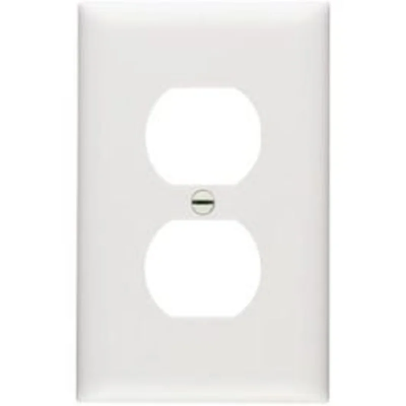 10-Pack White 1-Duplex Nylon Wall Plates