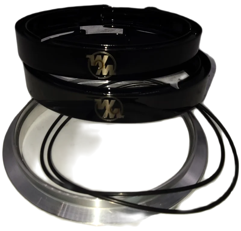 123mm V-Band Completion Kit 5" BLACK Powder Coated