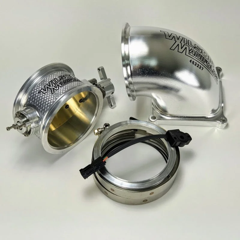 123mm V-Band Throttle Body + 123mm 4500 Billet Elbow Combo