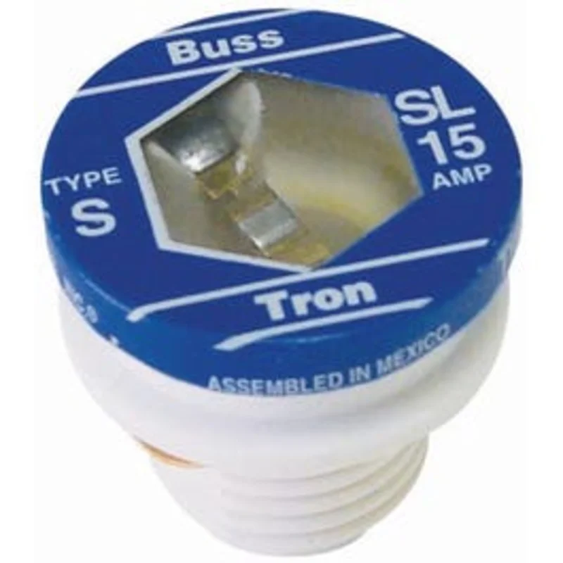 15-Amp Type SL Plug Fuse, 4-Pk.