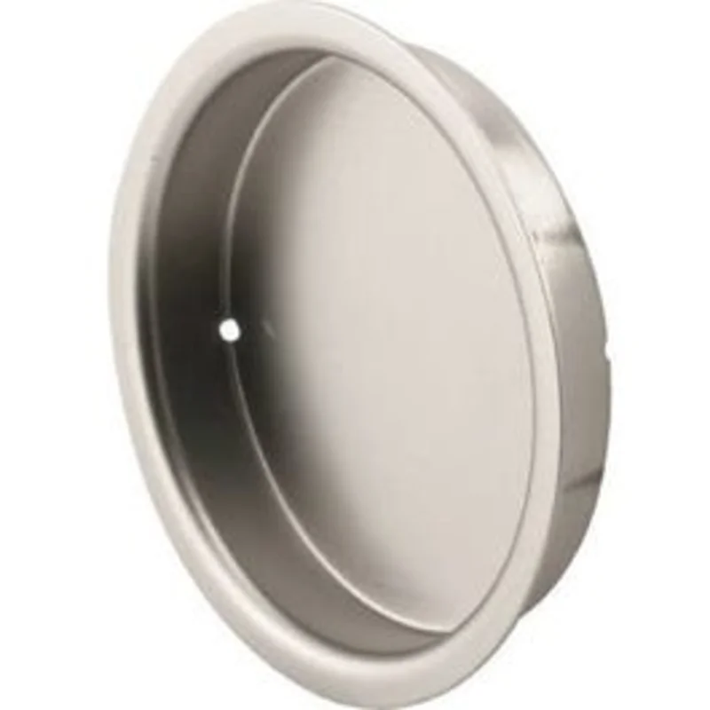 2-Pack 2-1/8-Inch Satin Nickel Closet Door Finger Pull