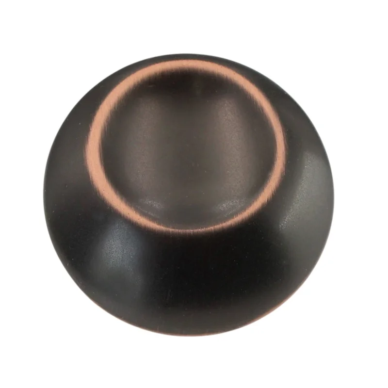 20 Pack Hickory Hardware Metropolis 1 1/4" Oil Rubbed Bronze Highlighted Round Cabinet Knob PA0212-OBH