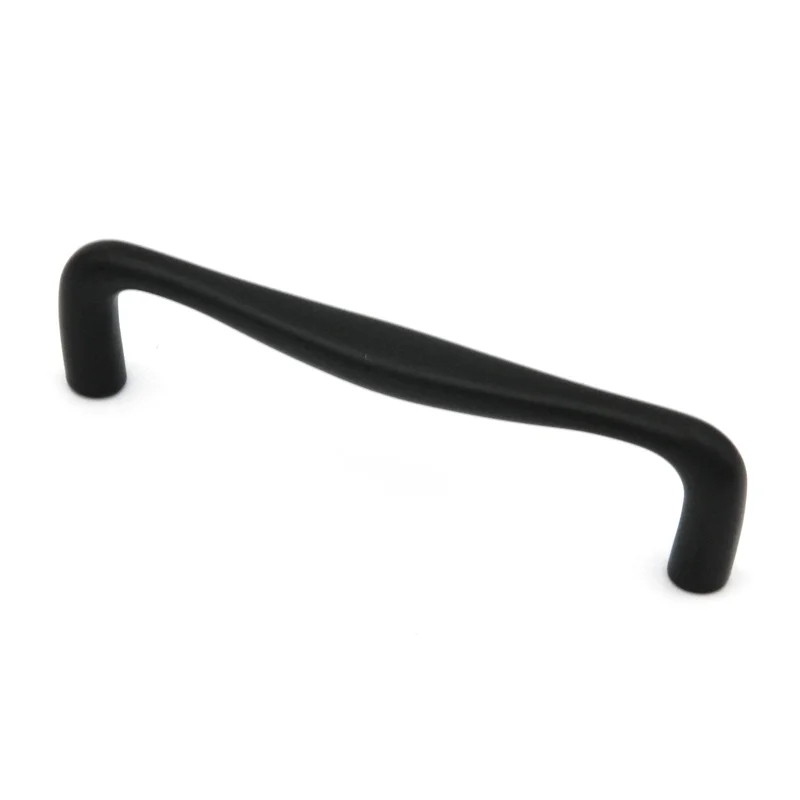 20 Pack Hickory Triomphe P3342-MB Matte Black 3 3/4" (96mm)cc Smooth Cabinet Handle Pull