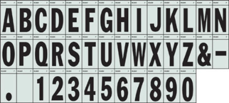 3 BLACK AND SILVER LETTER L