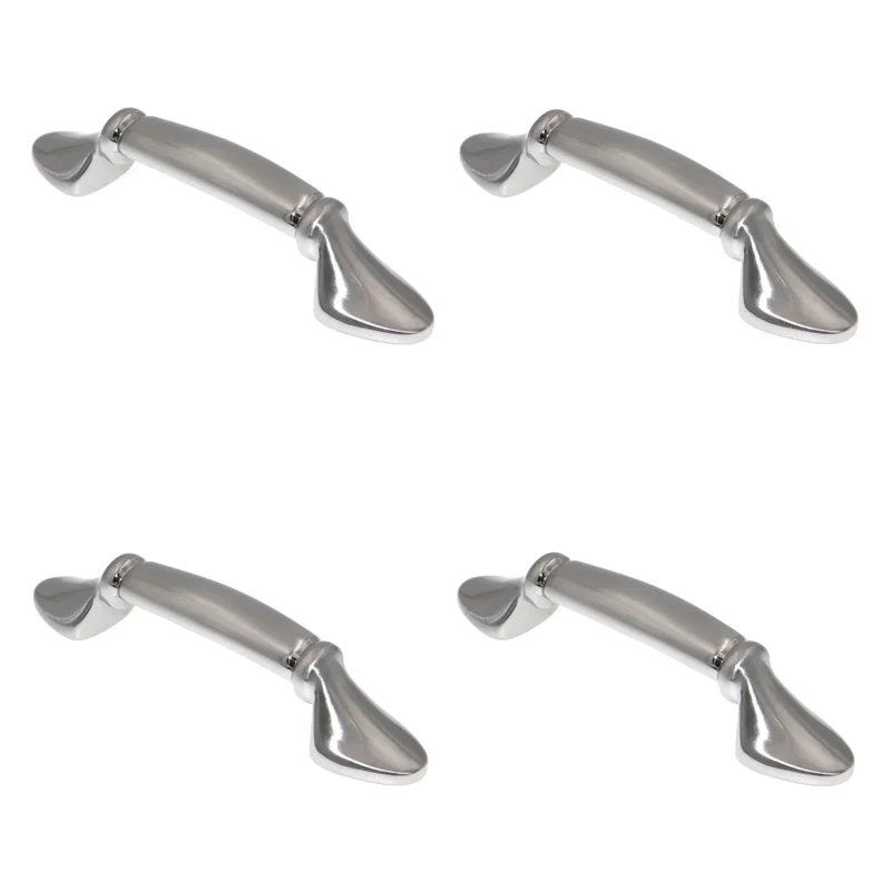 4 Pack Amerock BP981-G9 Sterling Nickel 3"cc Arch Cabinet Handle Pulls Allison