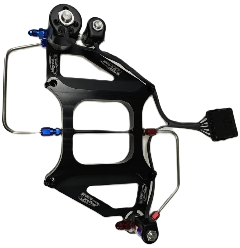 4150 Billet Single Stage Plate System Without Burst Panel Spacer - Assembled