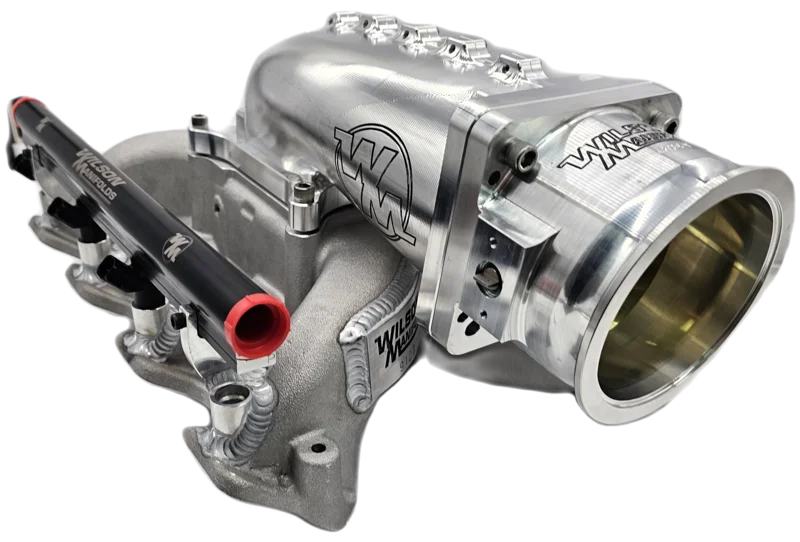 4150 Low Profile Billet Elbow w/ Divider Forward Facing 65-92mm