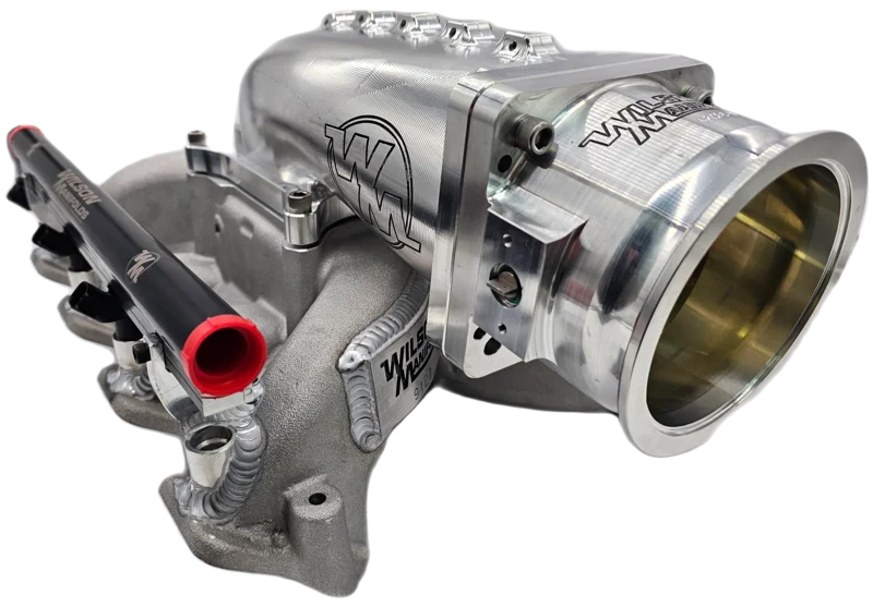 4150 Low Profile Billet Elbow w/ Divider Forward Facing 95-105mm