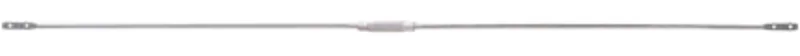42 ZINC PLATED SCRN DR HDWE SET