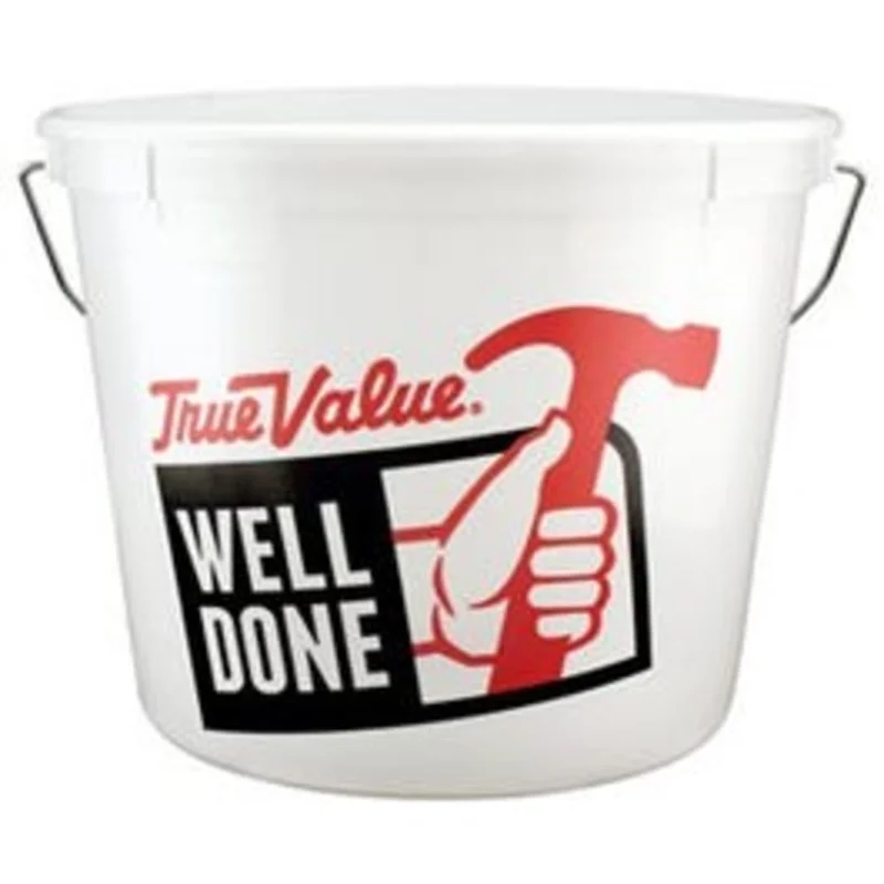 5-Qt. White Plastic Paint Pail