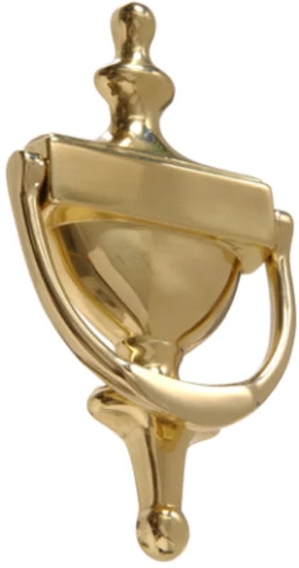 6-1/2 SOLID BRASS DOOR KNOCKER