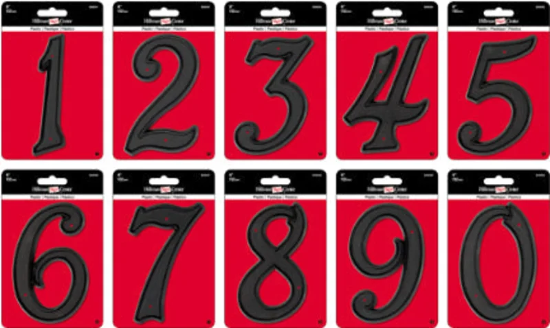 6 BLACK NUMBER 5