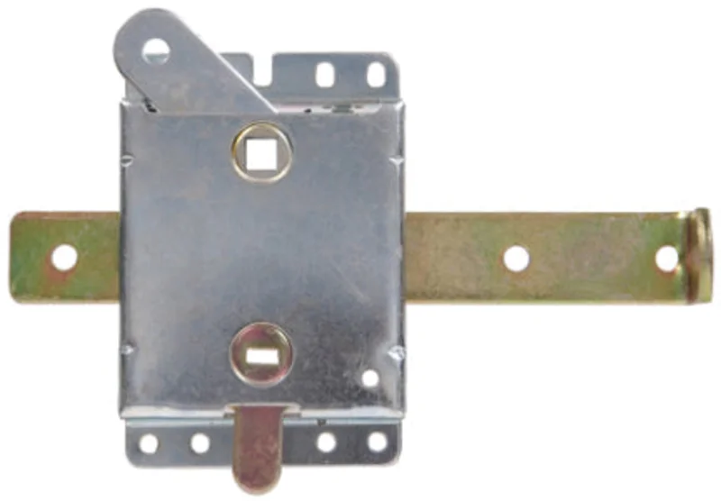 7-1/2  ZINC PLATED GRGE DR SDE LCK