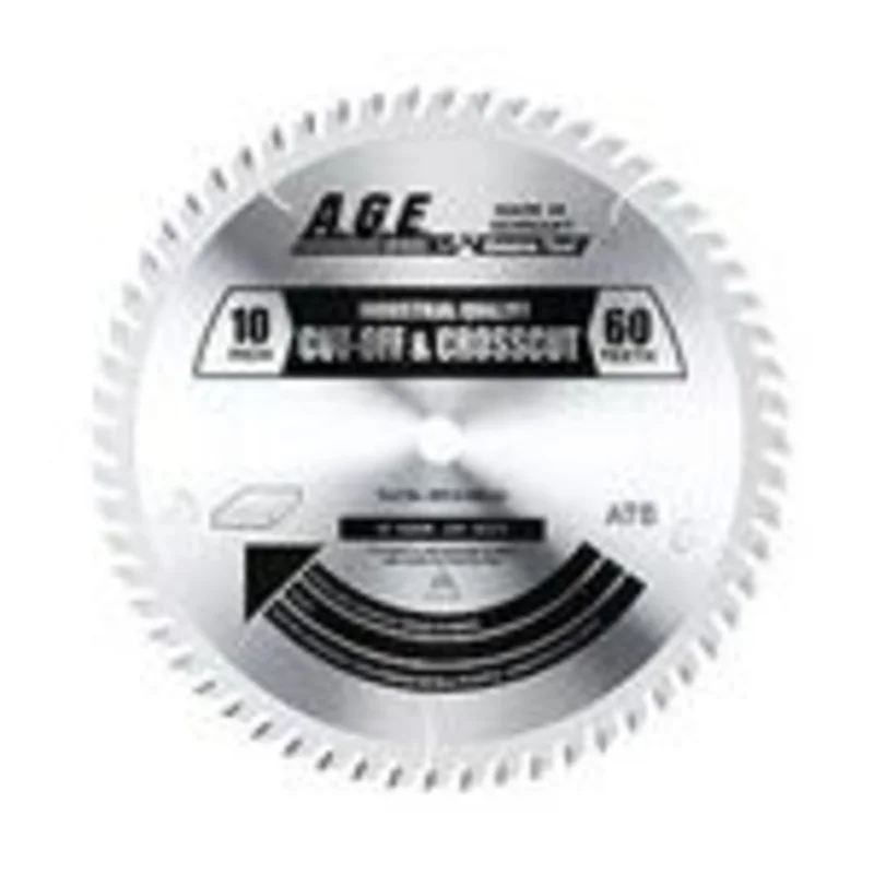 A.G.E MD10-606 THIN-KERF COMBINATION CUT-OFF/CROSSCUT BLADE B=5/8" 60T