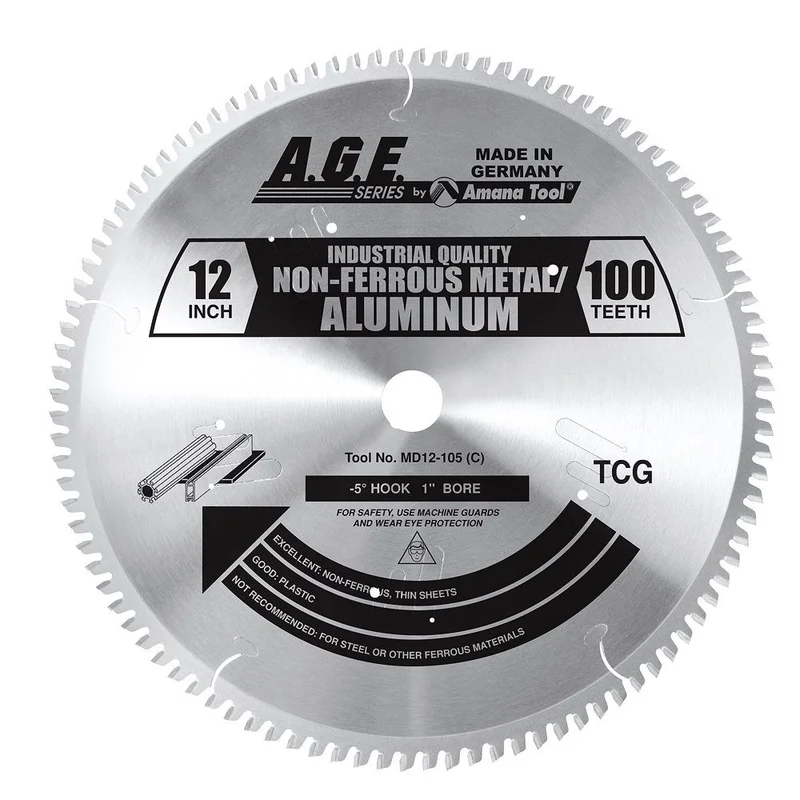 A.G.E MD12-105 10" NON-FERROUS B=1" 72T TCG