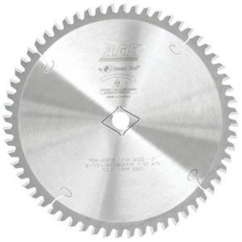 A.G.E MD8-606TB 8-1/2" THIN-KERF MITER BLADE B=5/8" 60T 4ATB+1MFT