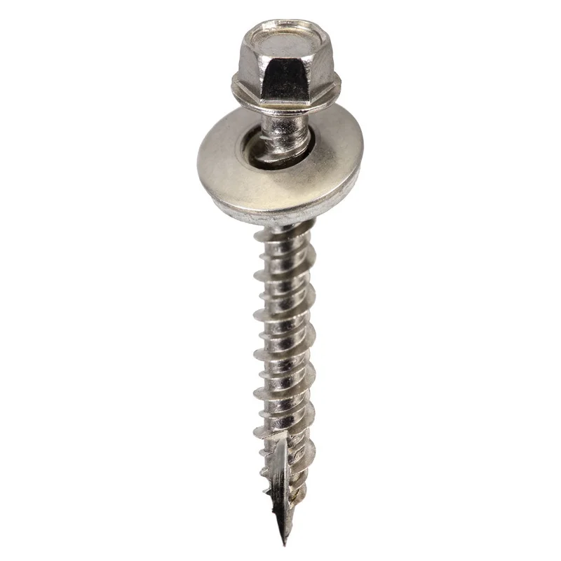 Acorn International Metal To Wood Screw #9 X 1 Stainless Steel