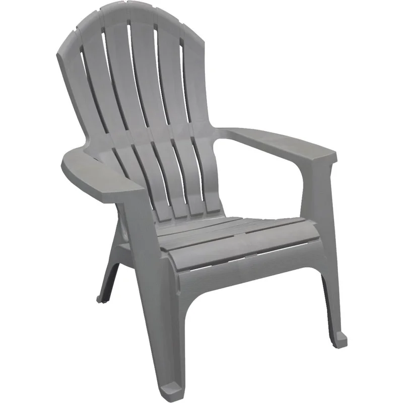 Adams RealComfort Gray Resin Adirondack Chair