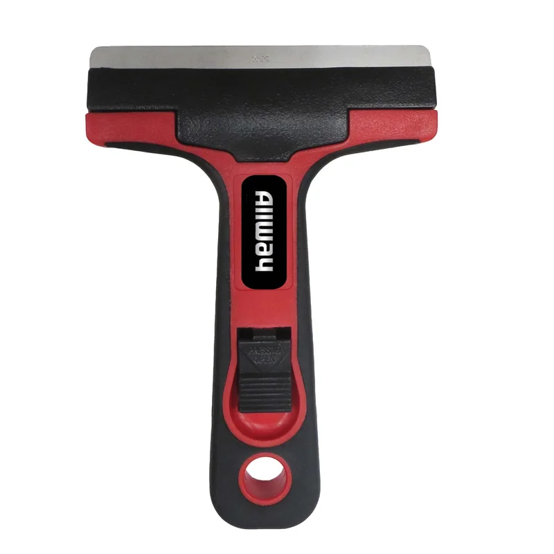 Allway Tools (GTS) 4 Glass & Tile Scraper, w/Soft-Grip, Carded