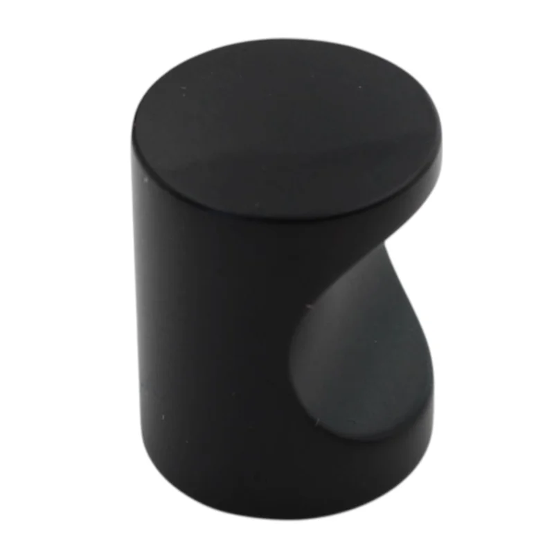 Amerock 11/16"x 15/16" Whistle Cabinet Knob Matte Black BP37026-MB