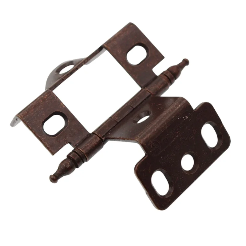 Amerock 3/4" Full Inset Wrap Hinge Rustic Bronze Minaret Tip PK3175TMRBZ