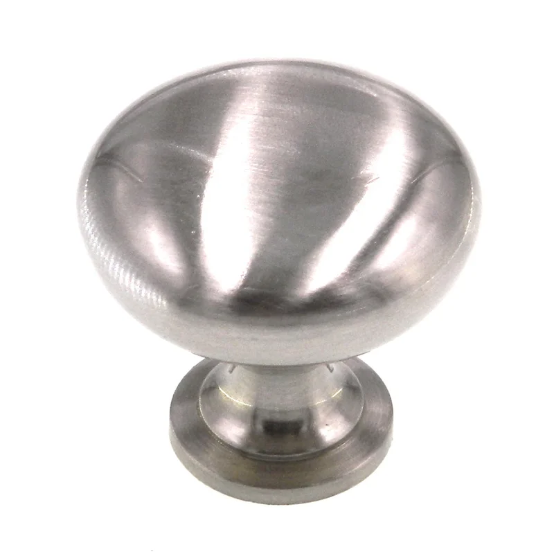 Amerock Allison 1 3/16" Mushroom Round Cabinet Knob Satin Nickel BP1910G10