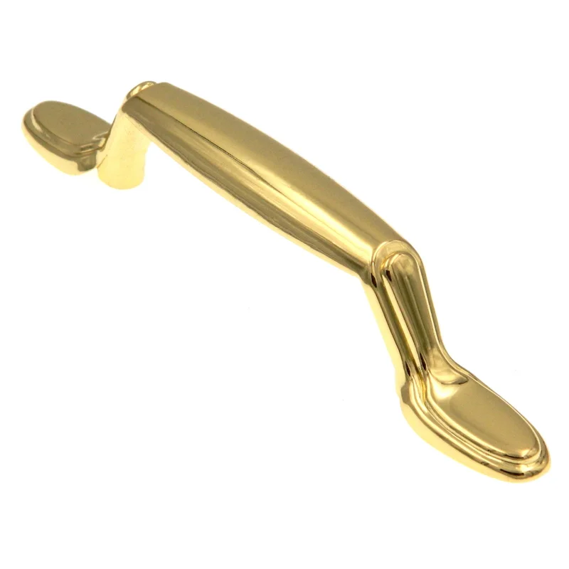 Amerock Allison 254PB Polished Brass 3"cc Arch Smooth Cabinet Handle Pull