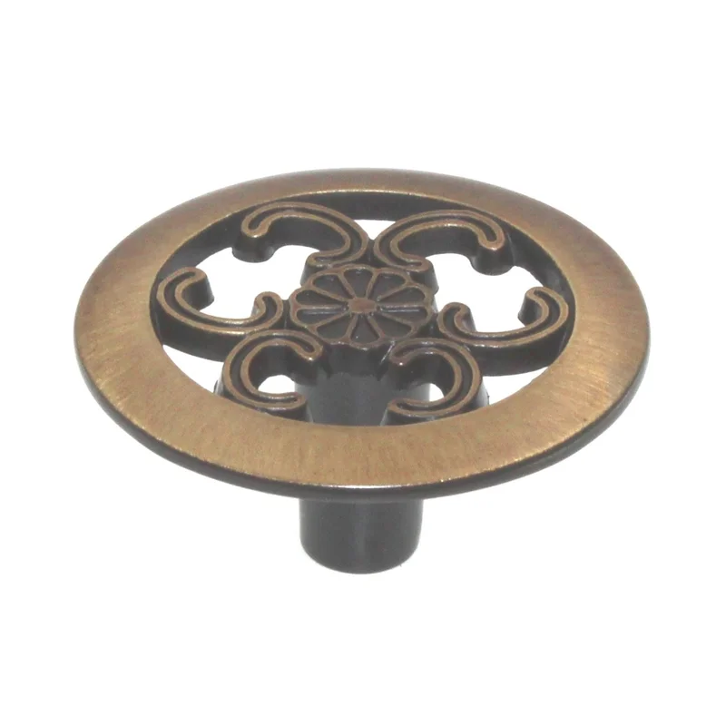 Amerock Allison 890ABS Antique Brass 1 1/2" Decorative Cabinet Knob Pull