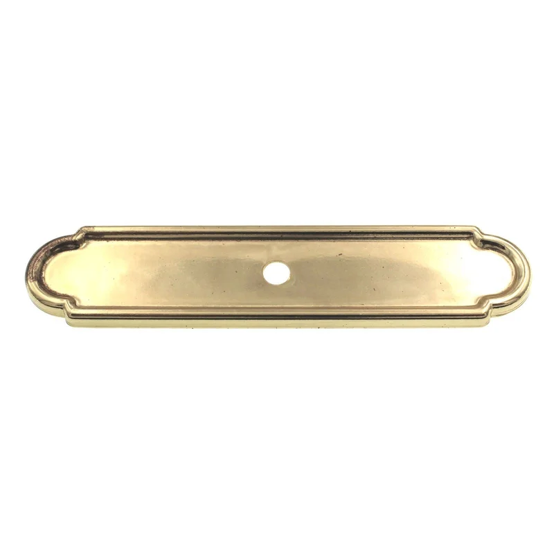 Amerock Allison BP3444-3 Polished Brass Knob Backplate