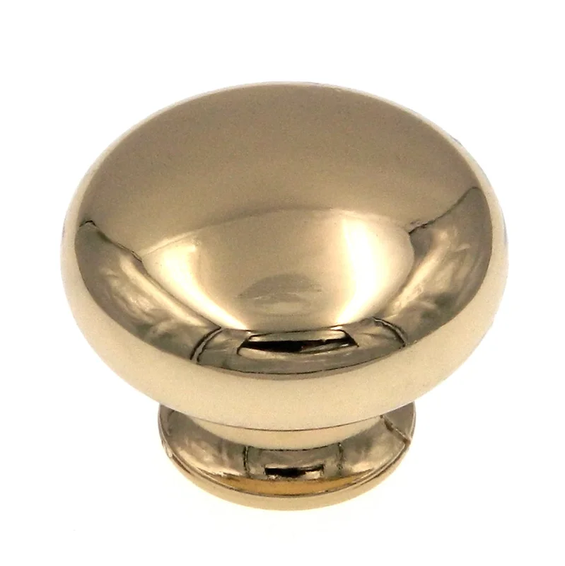 Amerock Allison Bright Brass Designer 1 1/16" Round Cabinet Knob 69267