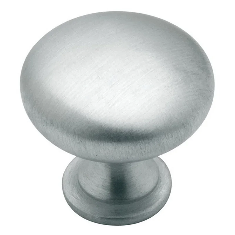 Amerock Allison Brushed Chrome 1-3/16 Inch Round Cabinet Knob BP191026D