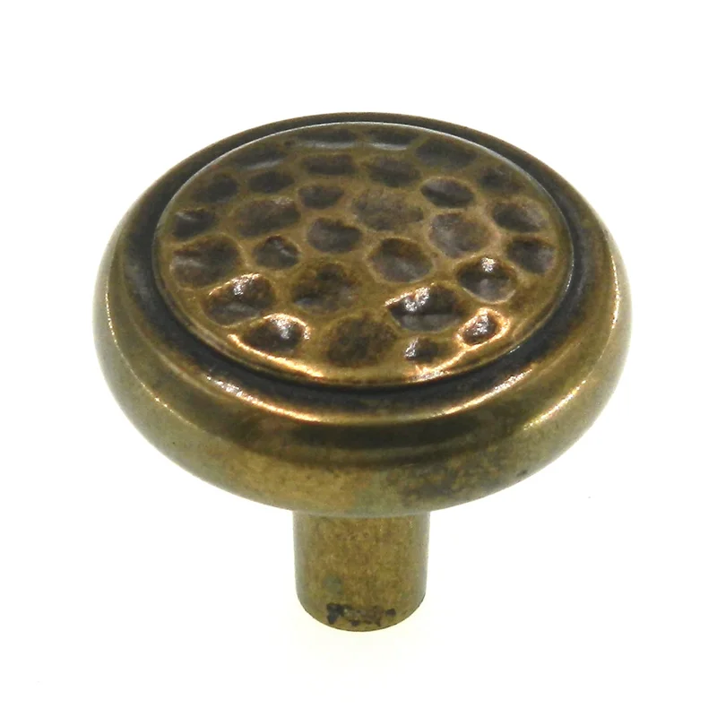 Amerock Allison Burnished Brass 1 1/4" Round Cabinet Knob Pull BP53017-BB