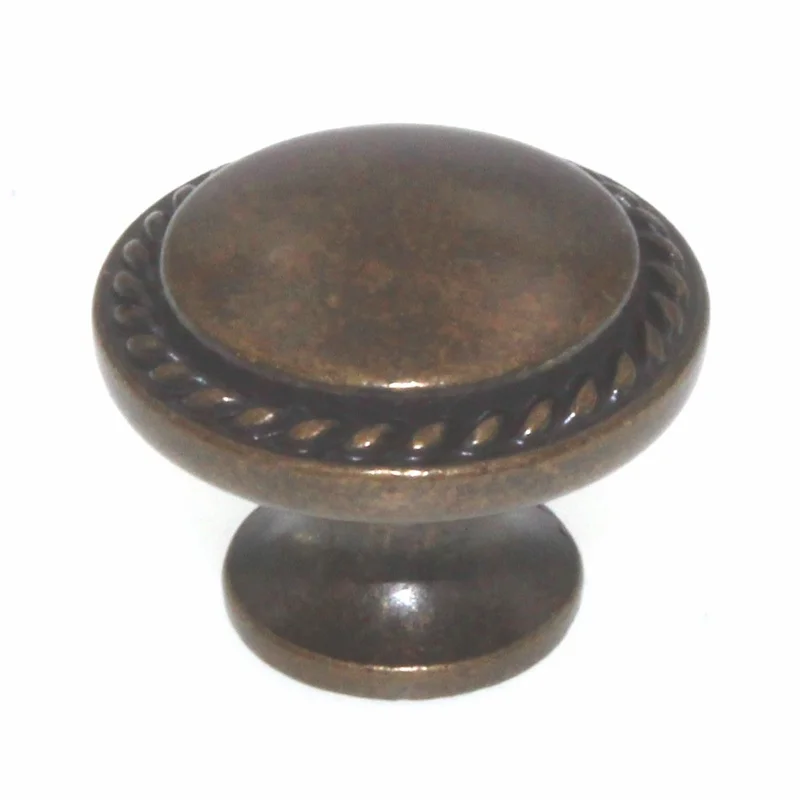 Amerock Allison Burnished Brass 1-3/16 inch Round Cabinet Knob BP53001BB