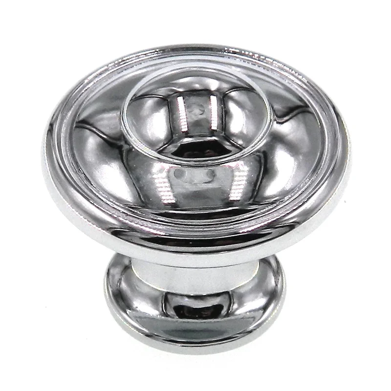 Amerock Allison Chrome 1 3/16" Round Disc Cabinet Knob BP53002-26
