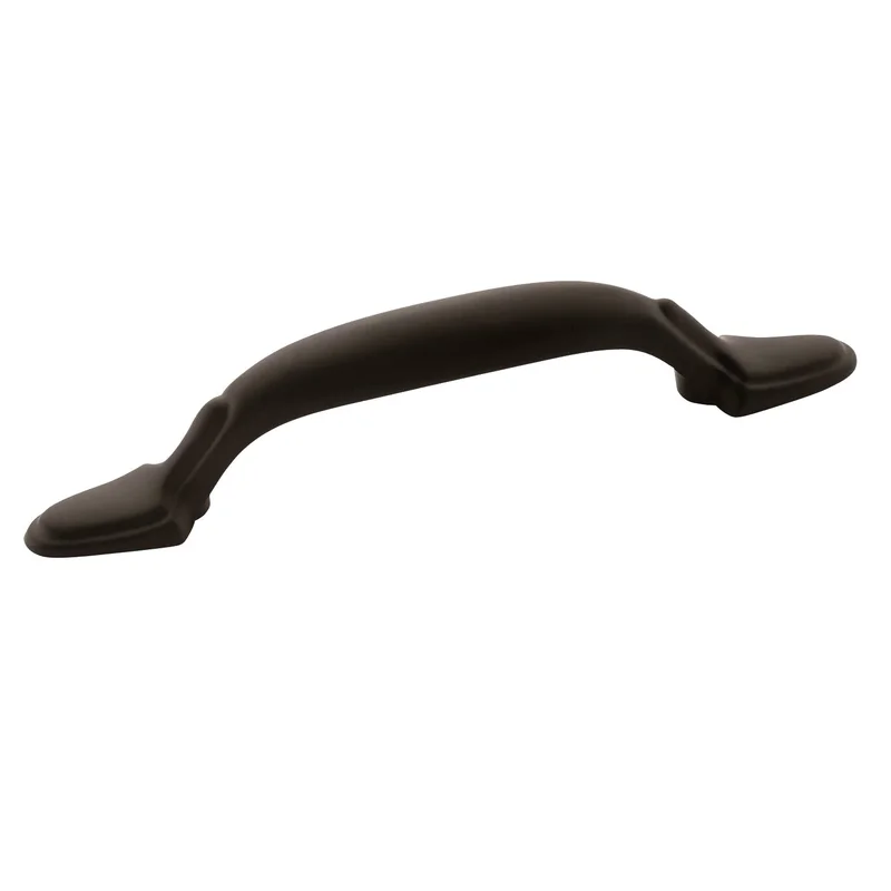 Amerock Allison Flat Black 3 inch CTC Cabinet Handle Pull BP53008FB
