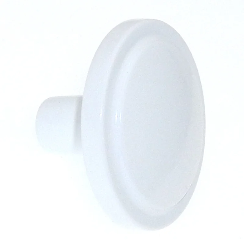 Amerock Allison Gloss White 1 3/16" Round Cabinet Pull Knob BP3443GW