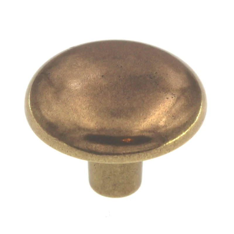Amerock Allison Light Antique Brass Round 1 1/4" Cabinet Knob 831LB