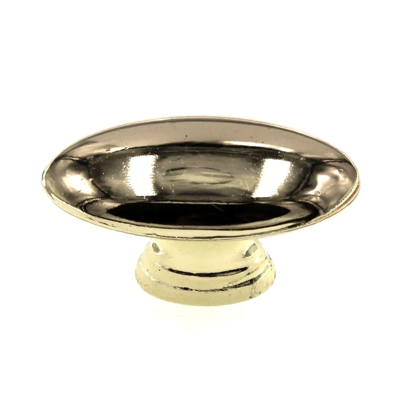 Amerock Allison Polished Brass 1 1/2" Oval Cabinet Knob BP76270-3
