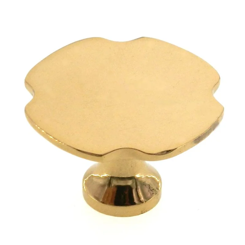 Amerock Allison Solid Brass 1 1/4" Square Corner Cut Cabinet Knob 549